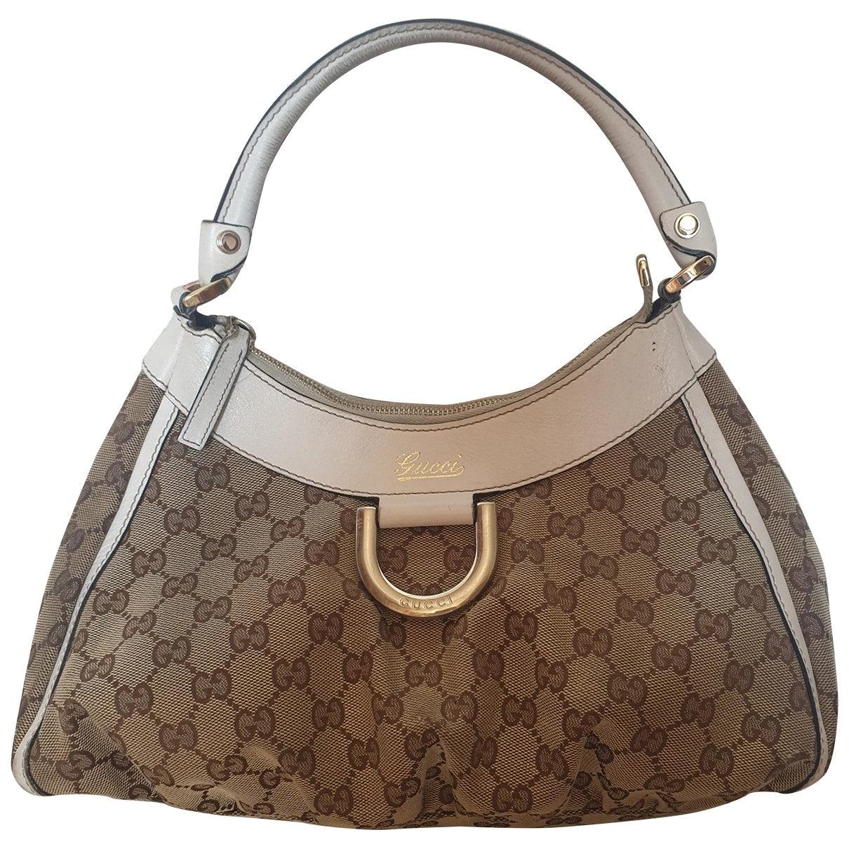 Gucci beige cloth handbag