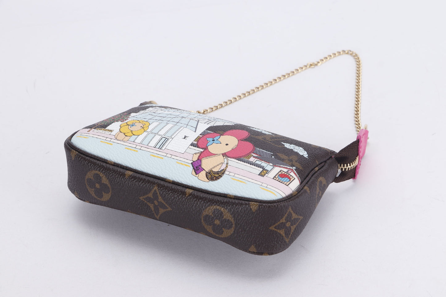 LOUIS VUITTON M81633 MINI POCHETTE ACCESSORIES (SF3282) MONOGRAM CANVAS, WITH DUST COVER & BOX