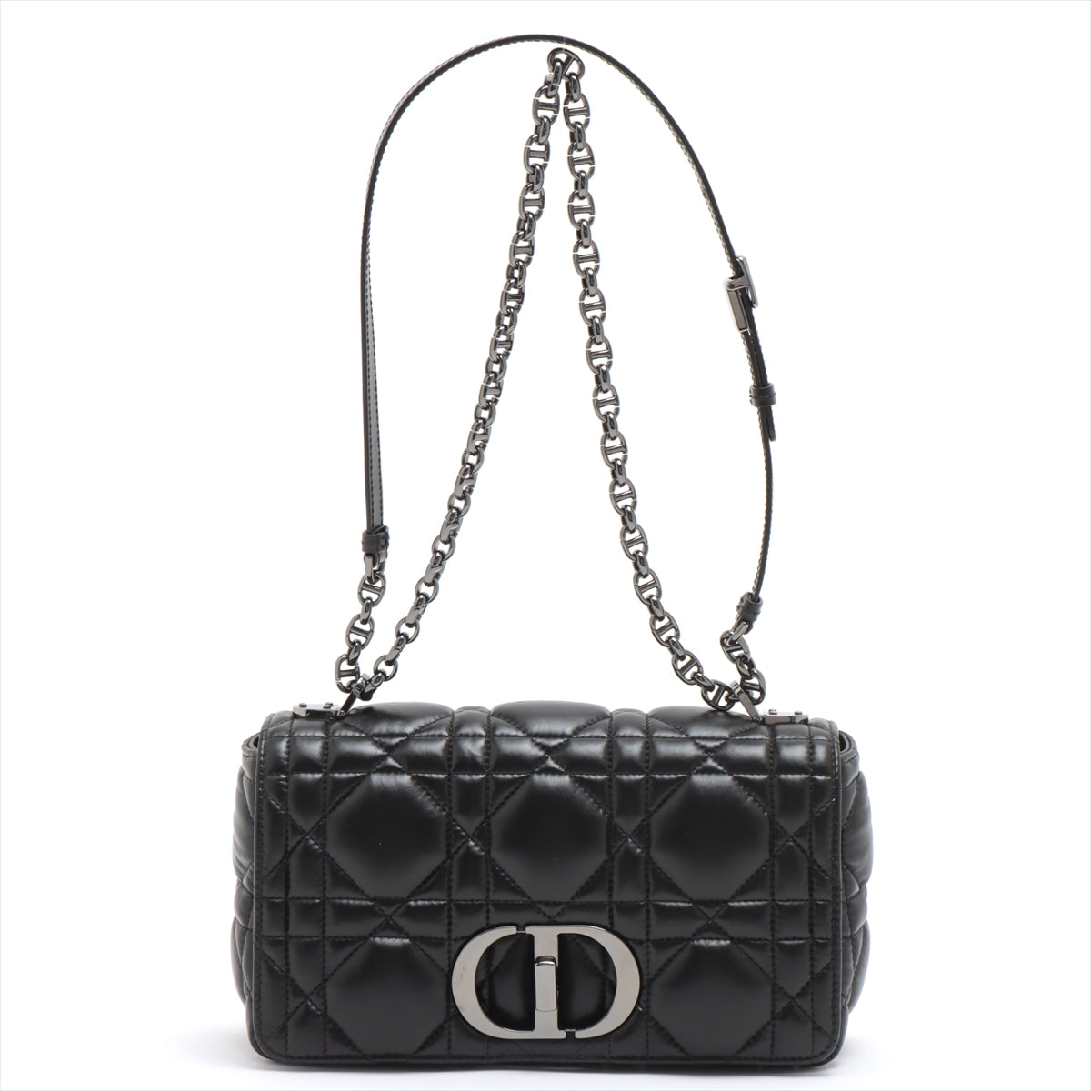 Dior Handbag Christian Caro Shoulder Bag Black Medium Bag Clearance Sale