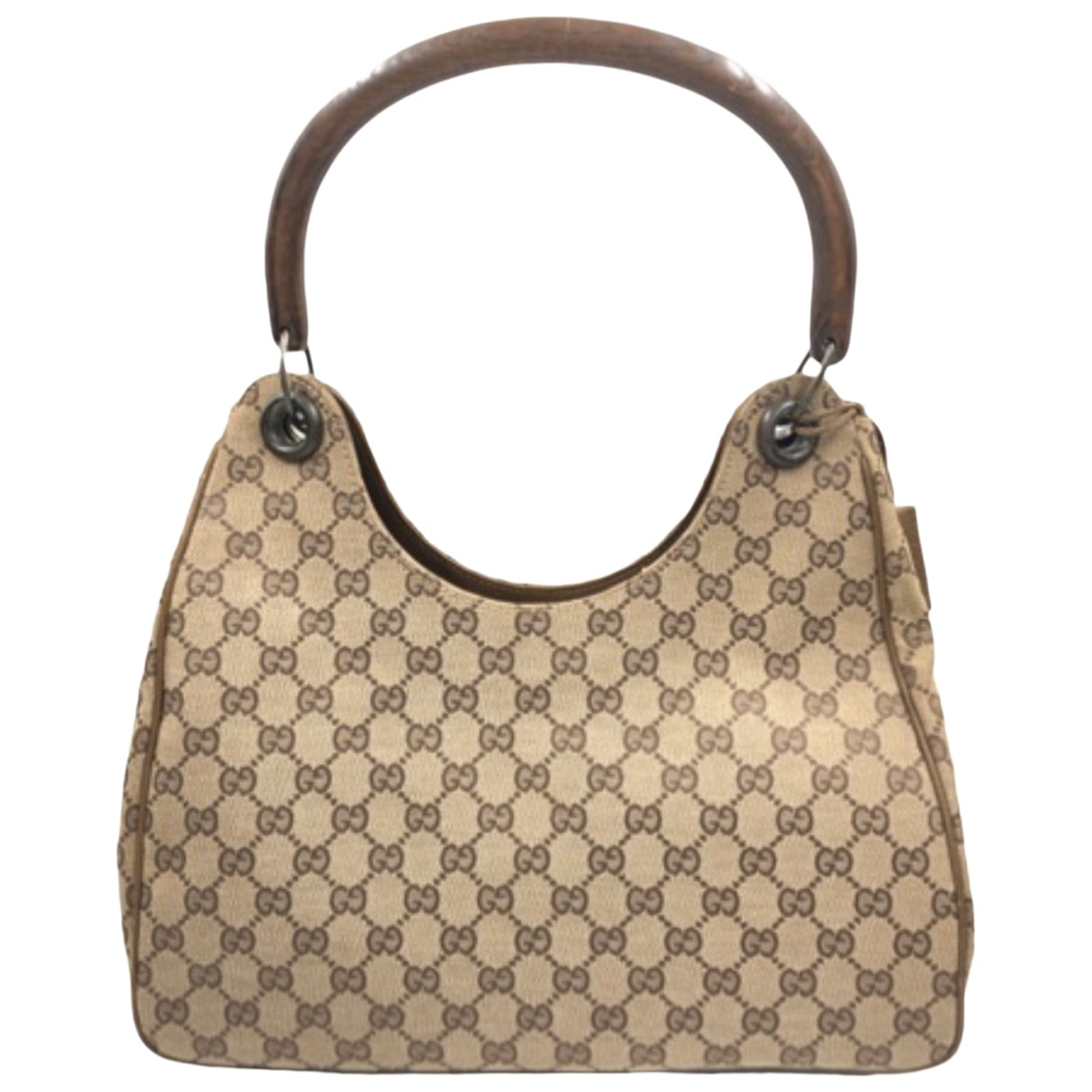 Gucci beige cloth handbag