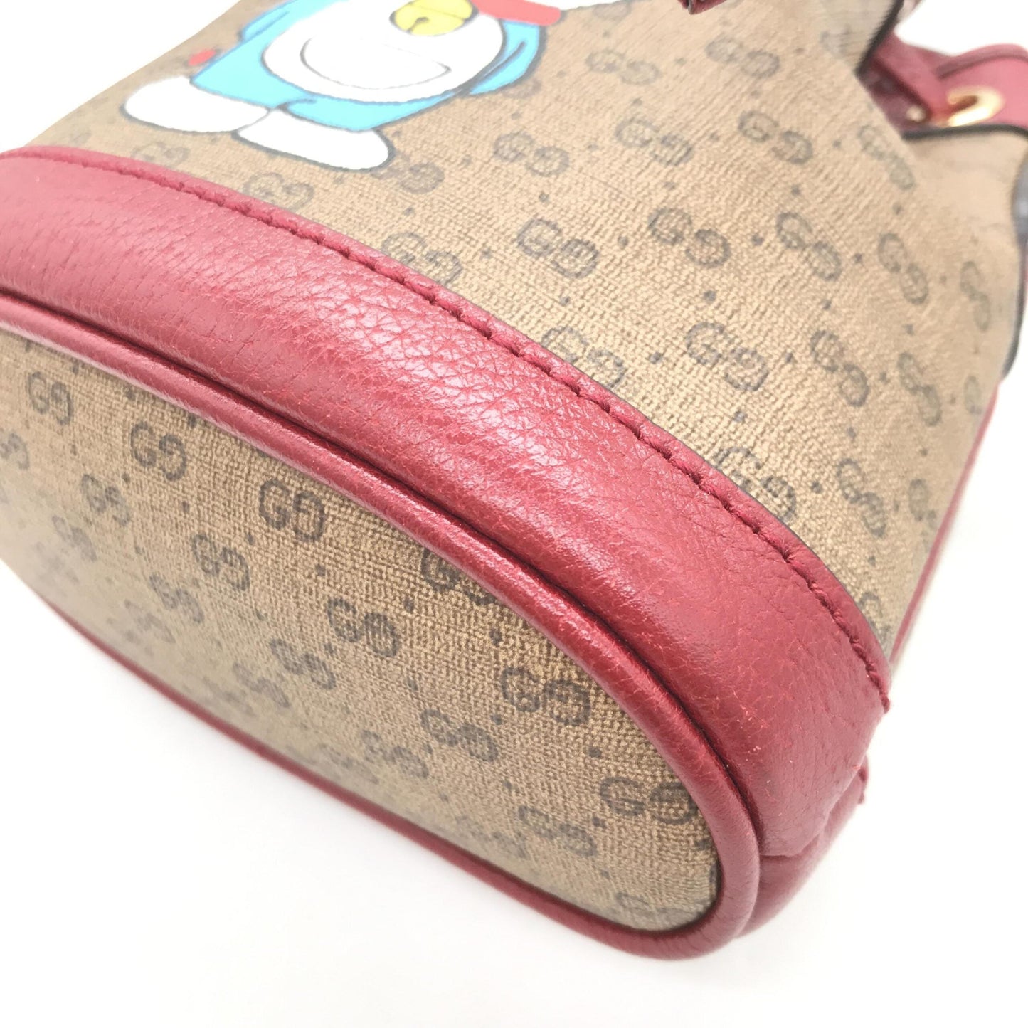 Gucci Doraemon X Gucci Coated Canvas Bucket Women's Bag