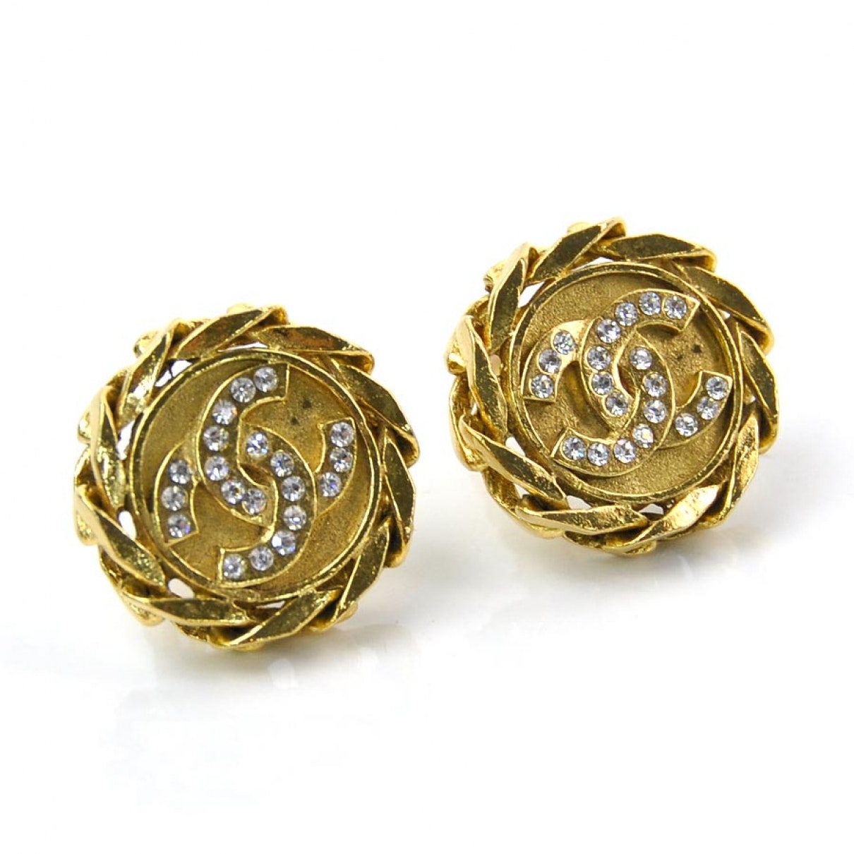 Chanel cc earrings