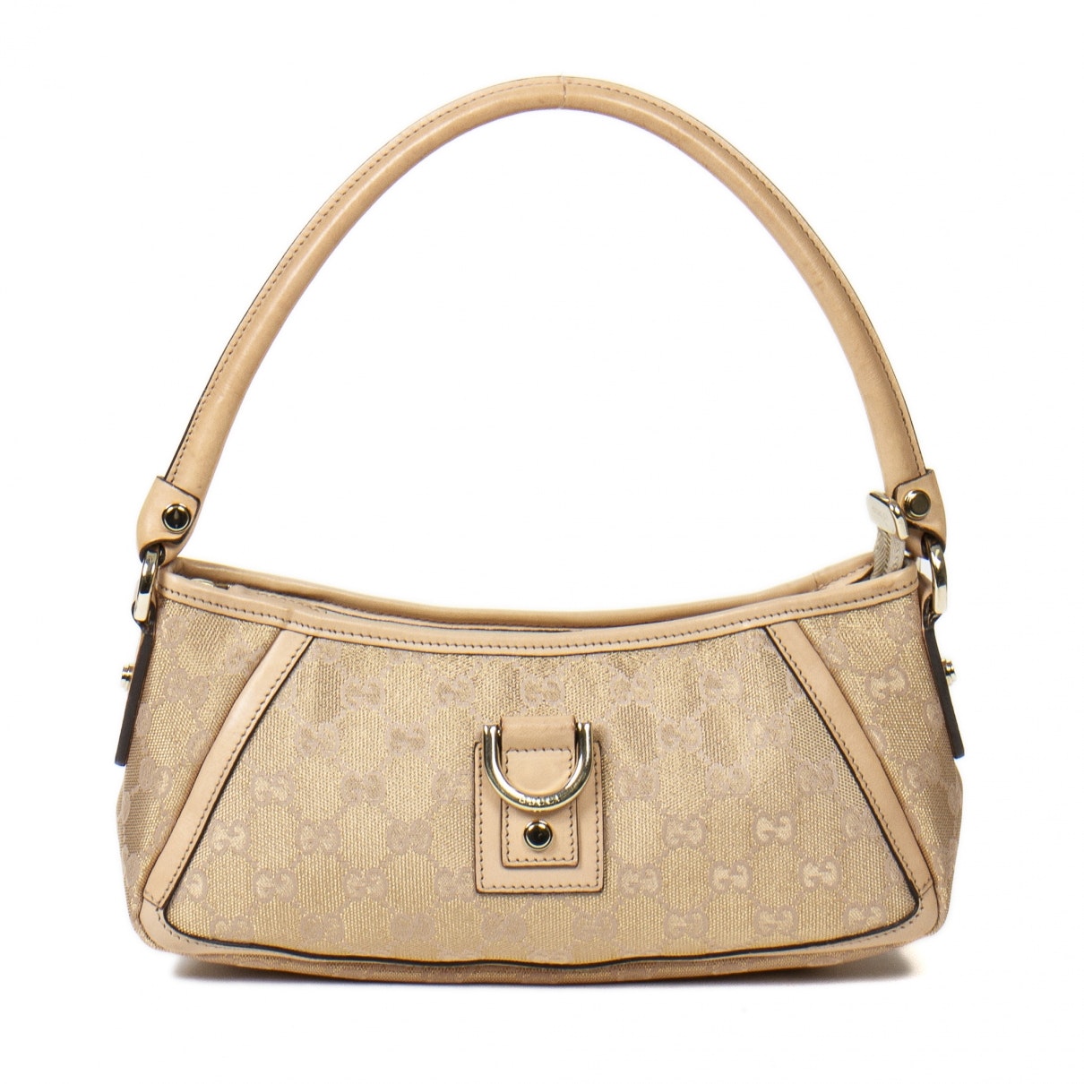 Gucci gold cotton handbag