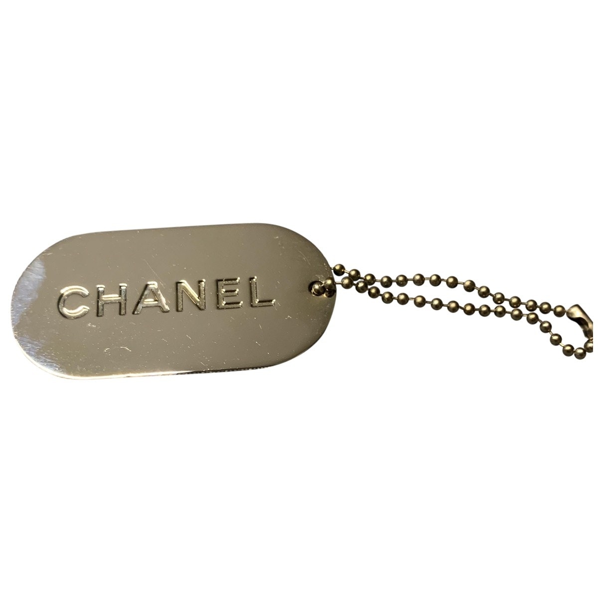Chanel steel bag charms
