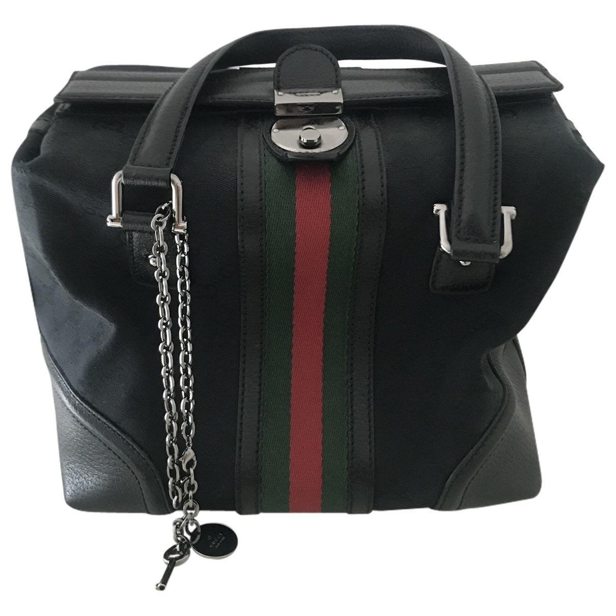 Gucci black cloth handbag