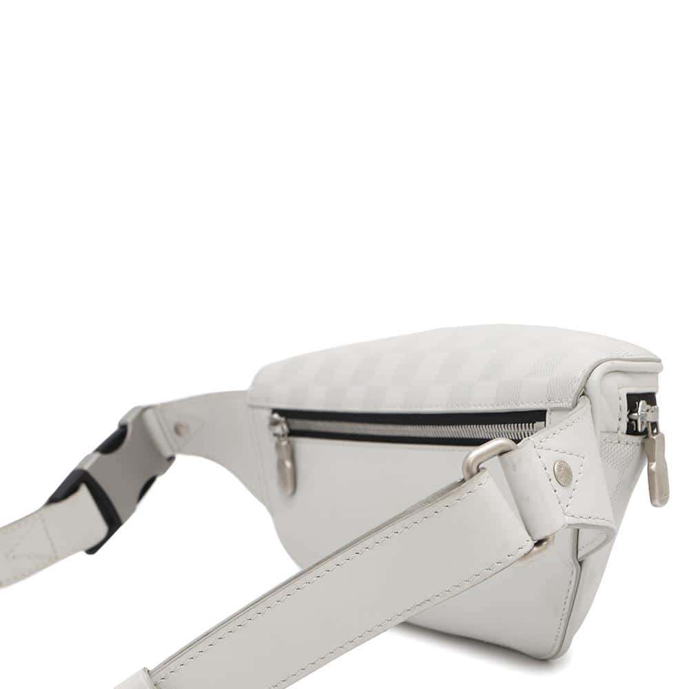 Louis Vuitton ・Bumbag BlancN40326 Infini Damier Canvas Leather Handbag