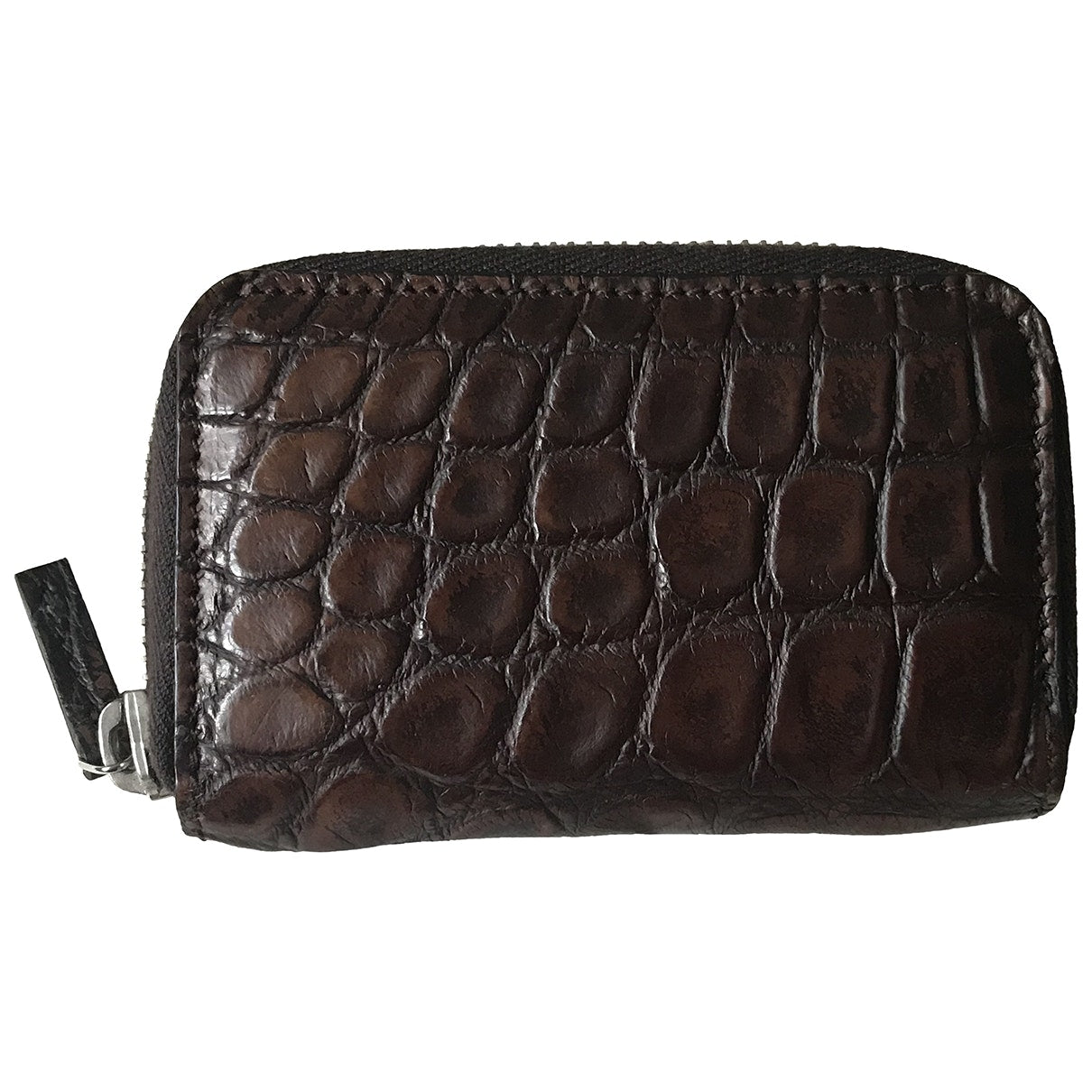 Gucci brown crocodile case