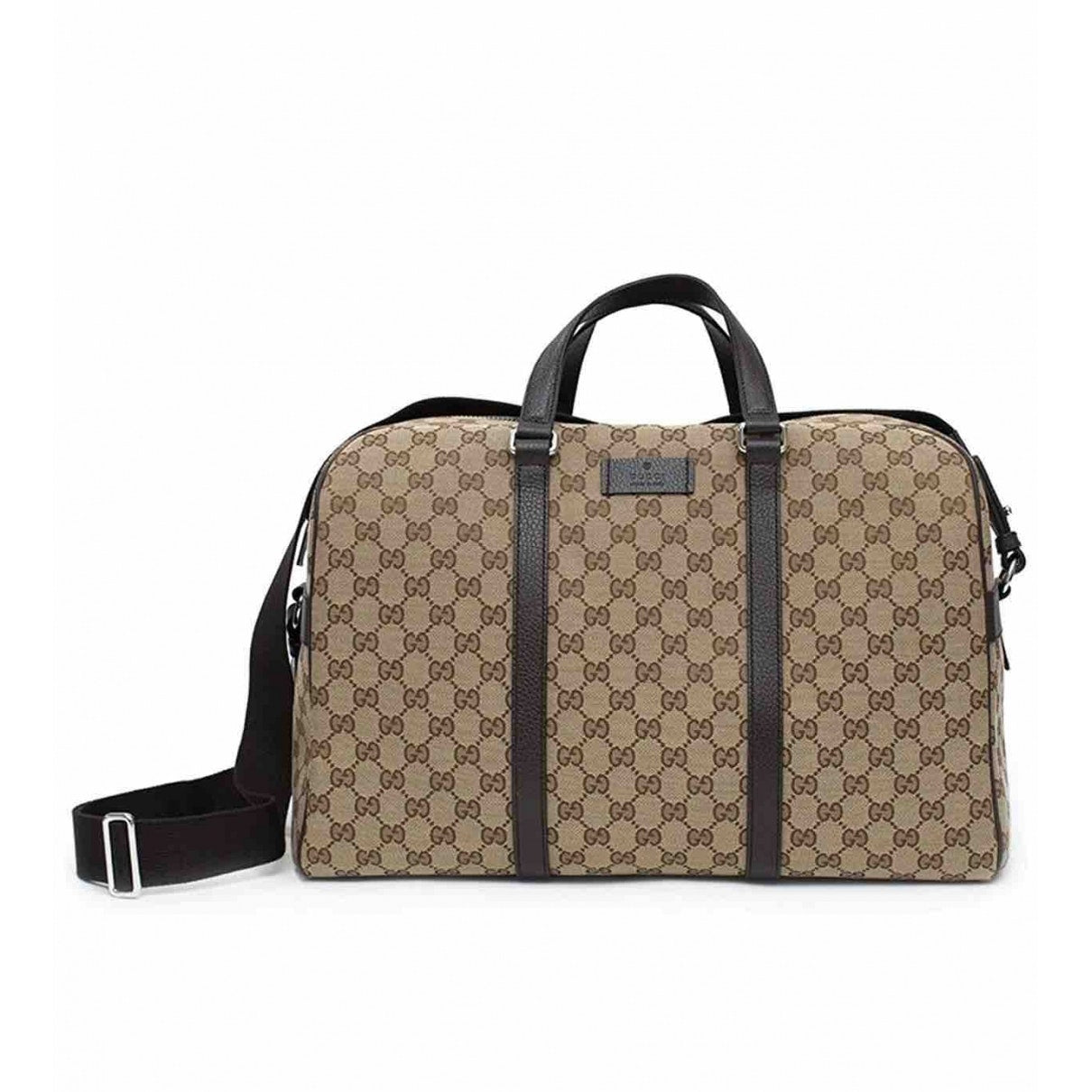 Gucci brown cloth bag