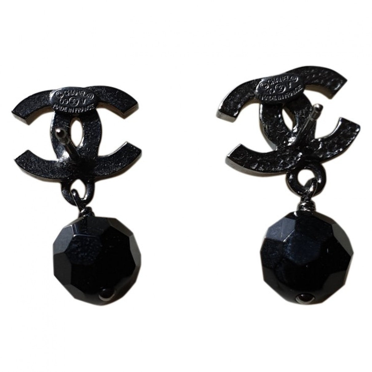 Chanel multicolour metal earrings