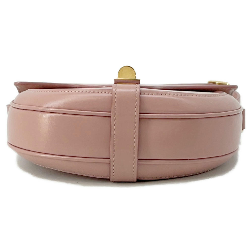 Busas Shoulder Bag Size Leather Pink
