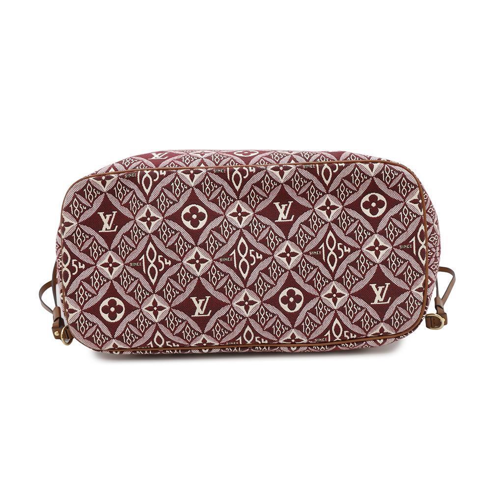 Louis Vuitton Neverfull BordeauxM57273 Jacquard Monogram Tote Bag