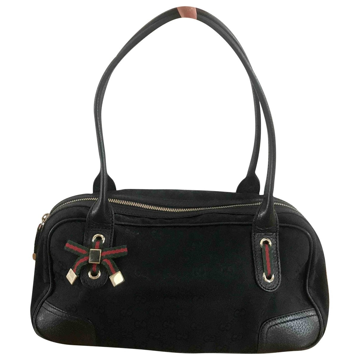 Gucci black cloth handbag