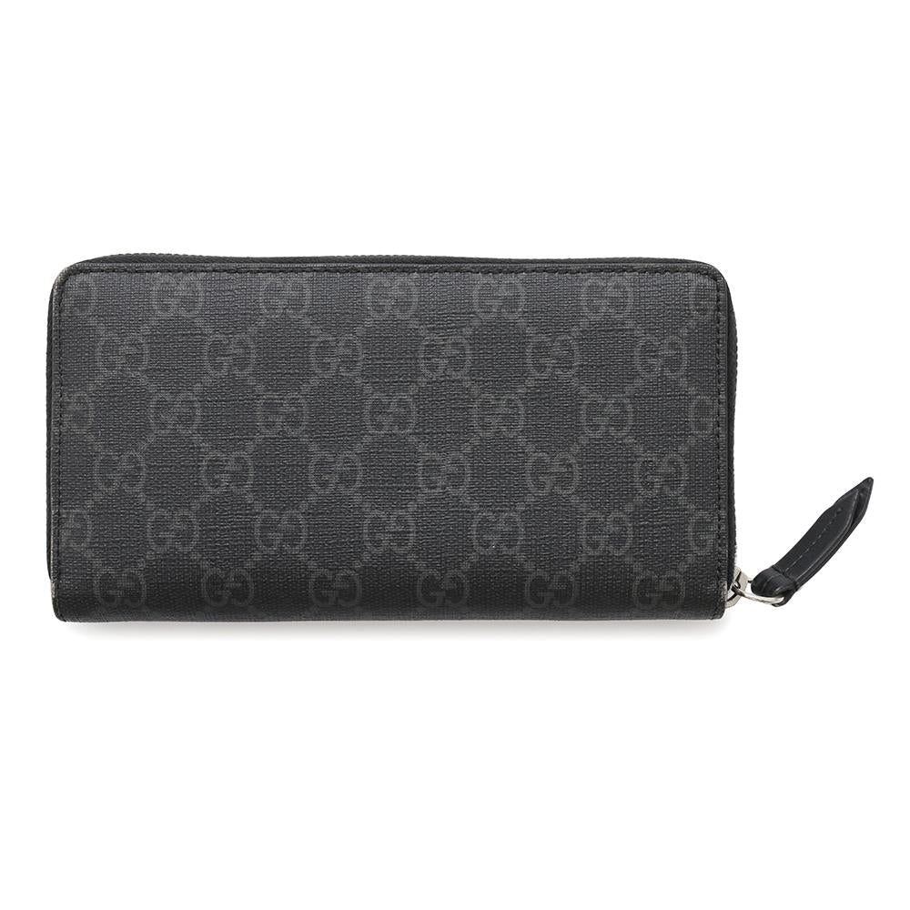 Gucci Eagle GG Supreme Zip Around Wallet Case