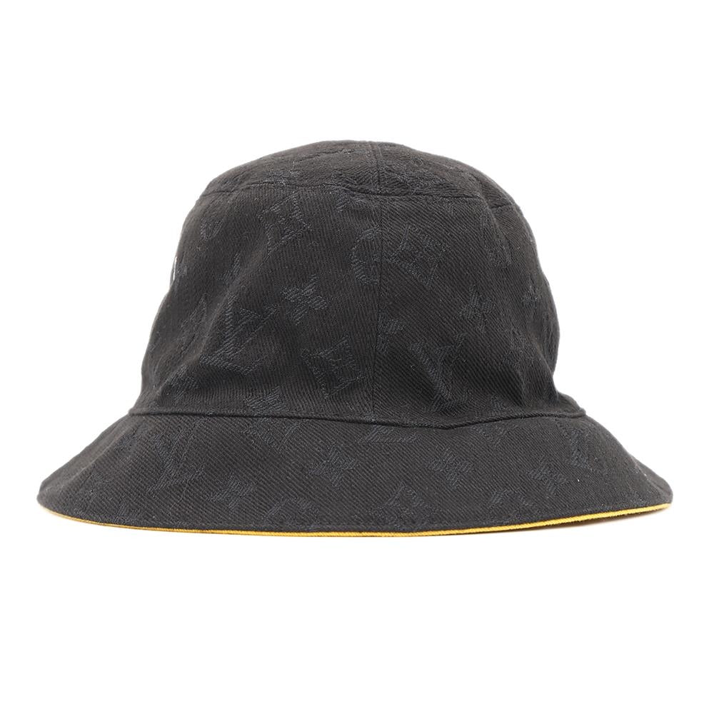 Louis Vuitton Hat・MonogramDenim ester40 Black