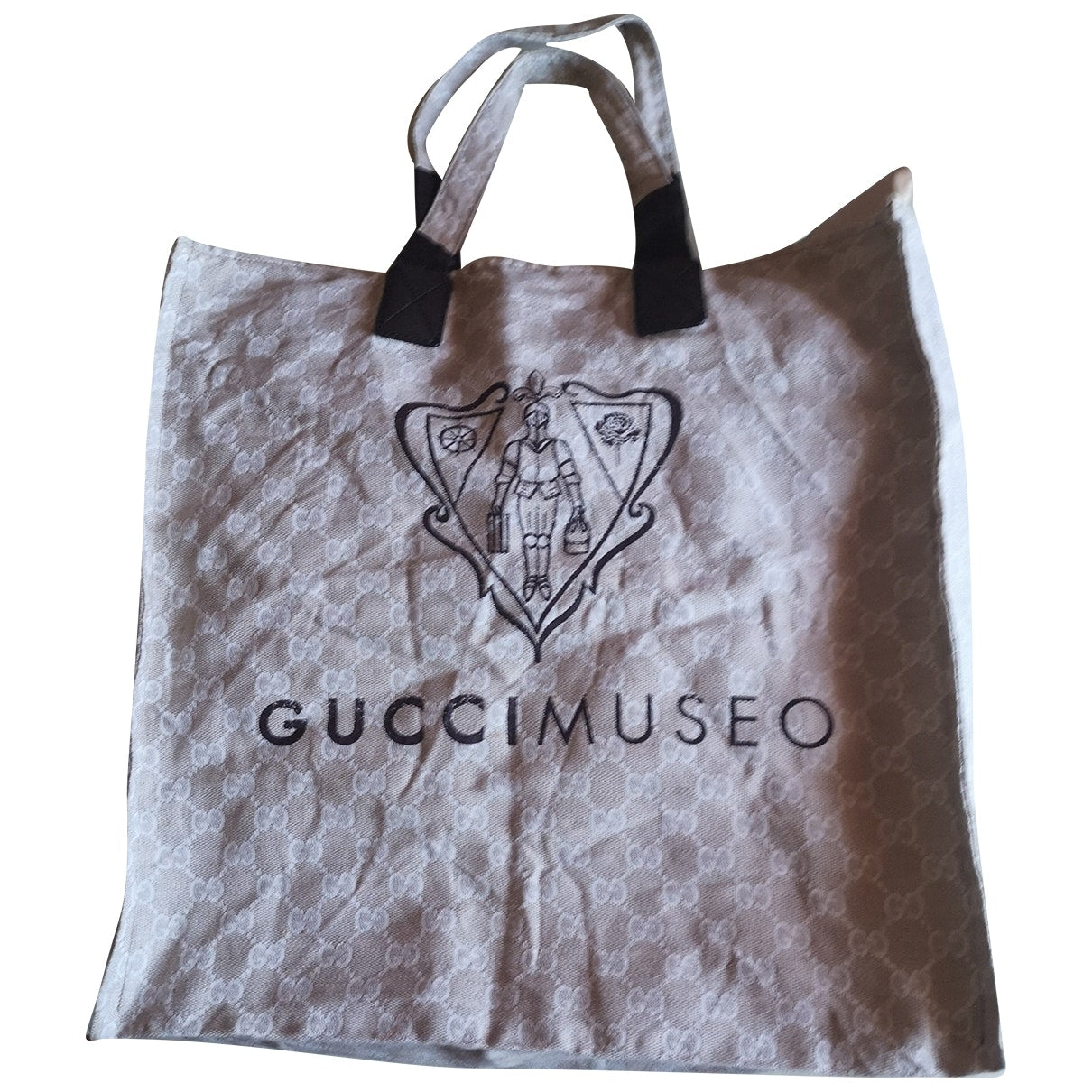 Gucci beige cloth clutch bag