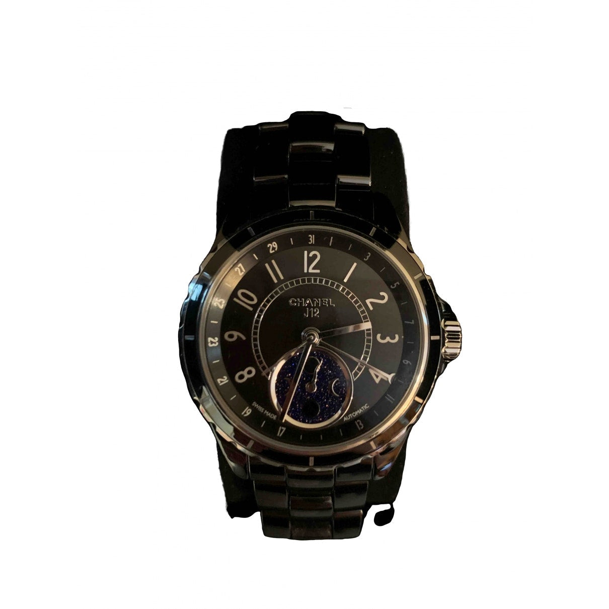 Chanel J12 Automatique Black Ceramic Watch Handbag