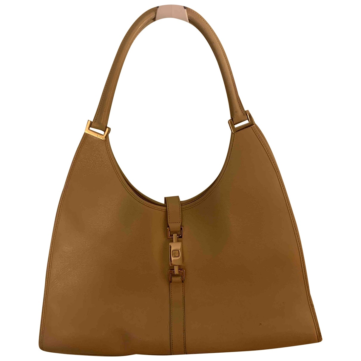 Gucci jackie khaki leather handbag