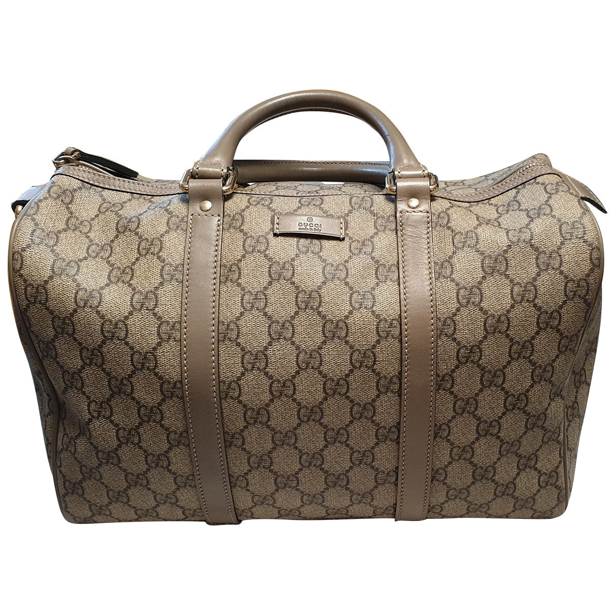 Gucci grey cloth handbag