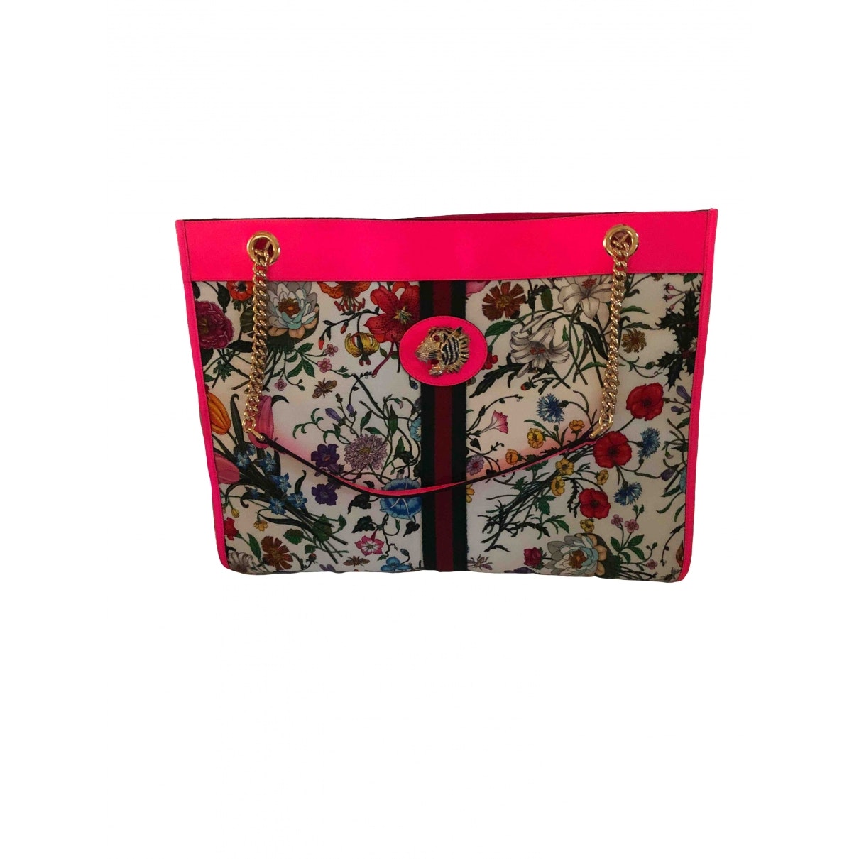 Gucci rajah multicolour cotton handbag