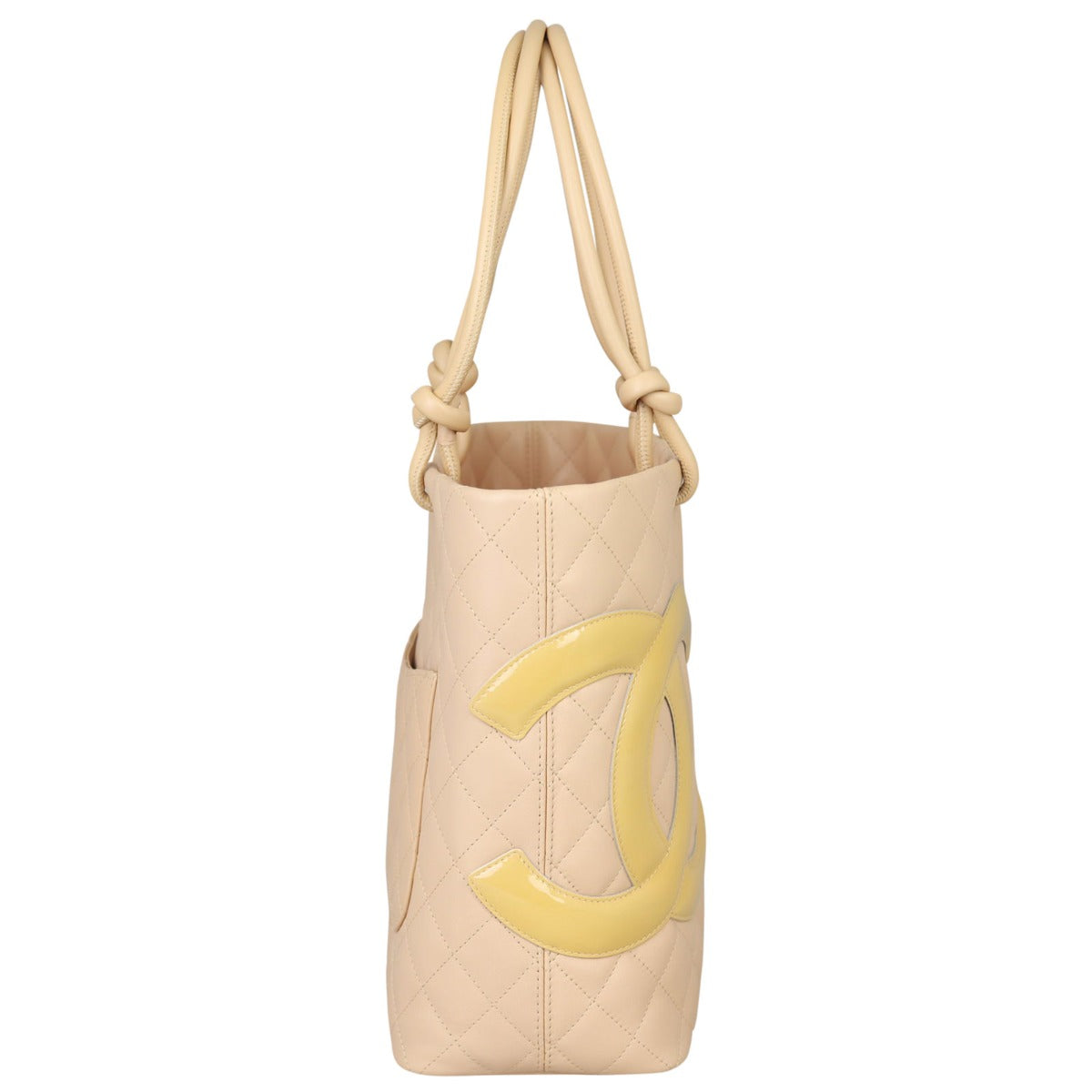 Chanel Ligne Cambon Tote Brown Beige Tote Bag