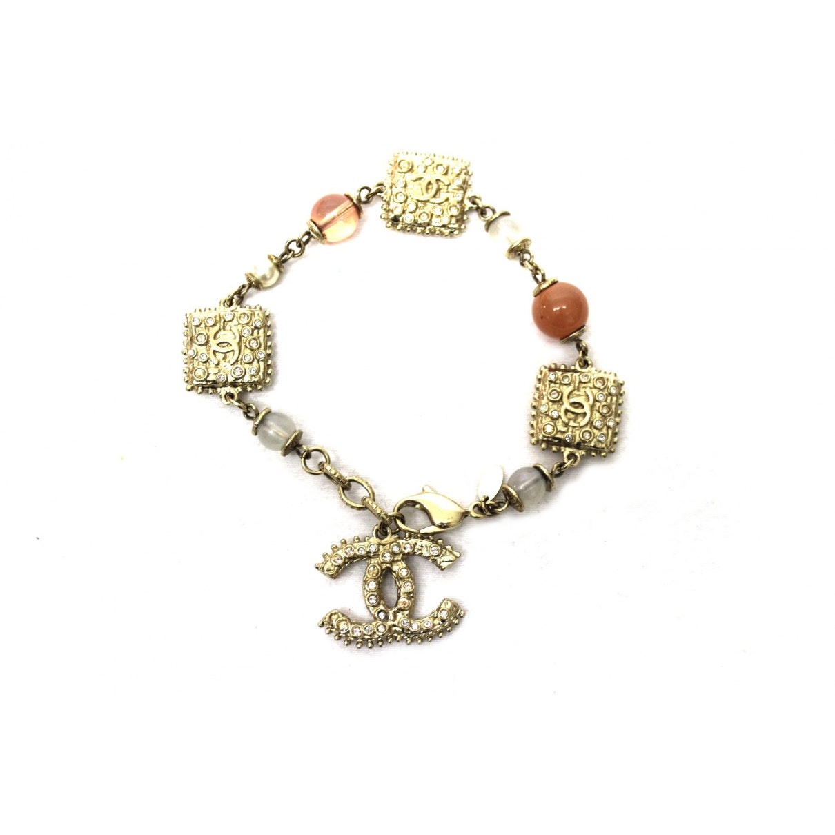 Chanel cc gold bracelets