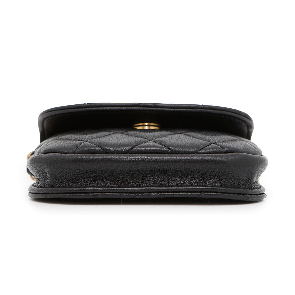 Chanel Matelasse Ball Lambskin Black Mini Bag