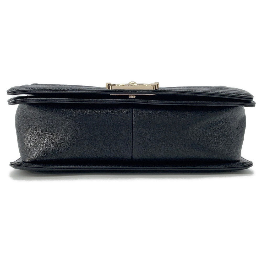 Chanel Boy ChainShoulder BlackA67086 Soft Caviar Leather Shoulder Bag
