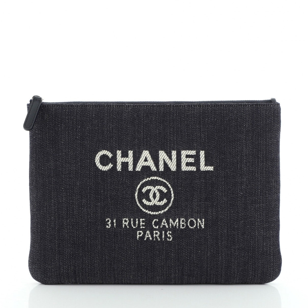 Chanel deauville blue denim - jeans handbag