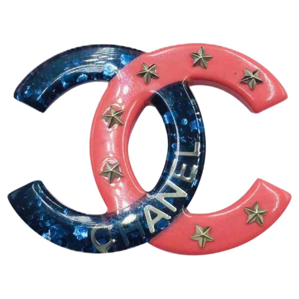 Chanel Cc Multicolour Plastic Pins & Brooches