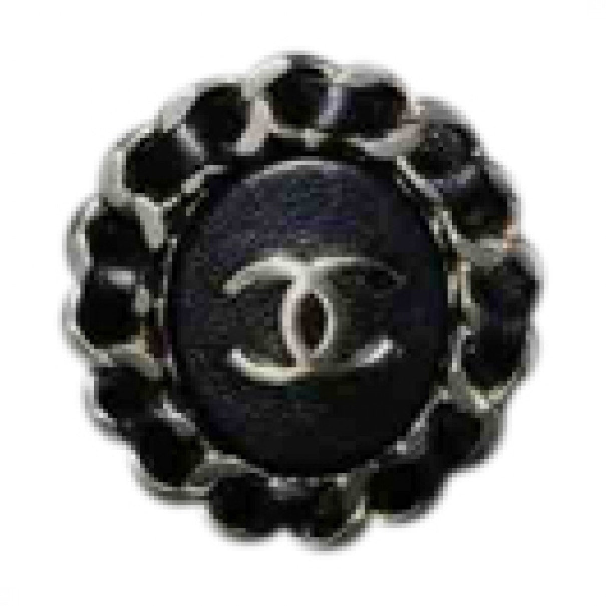 Chanel Chanel Black Metal Pins & Brooches