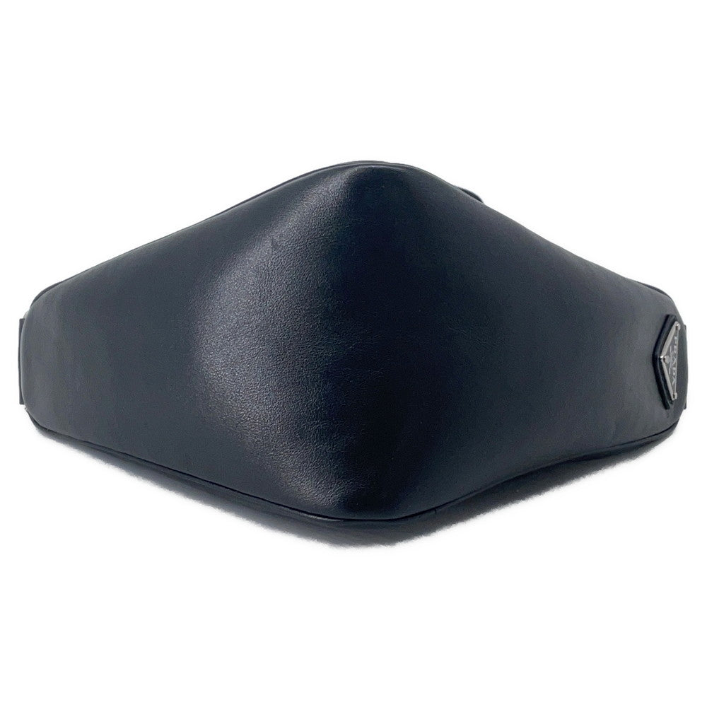 Triangle Way Shoulder Bag Bh Leather Black