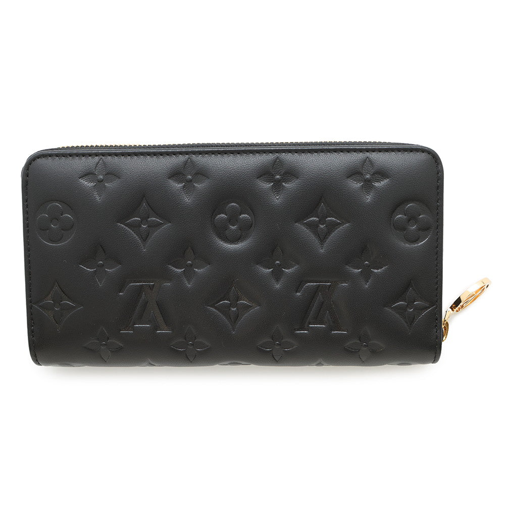 Louis Vuitton Zippy NoirM81510 Monogram Lambskin Wallet Case