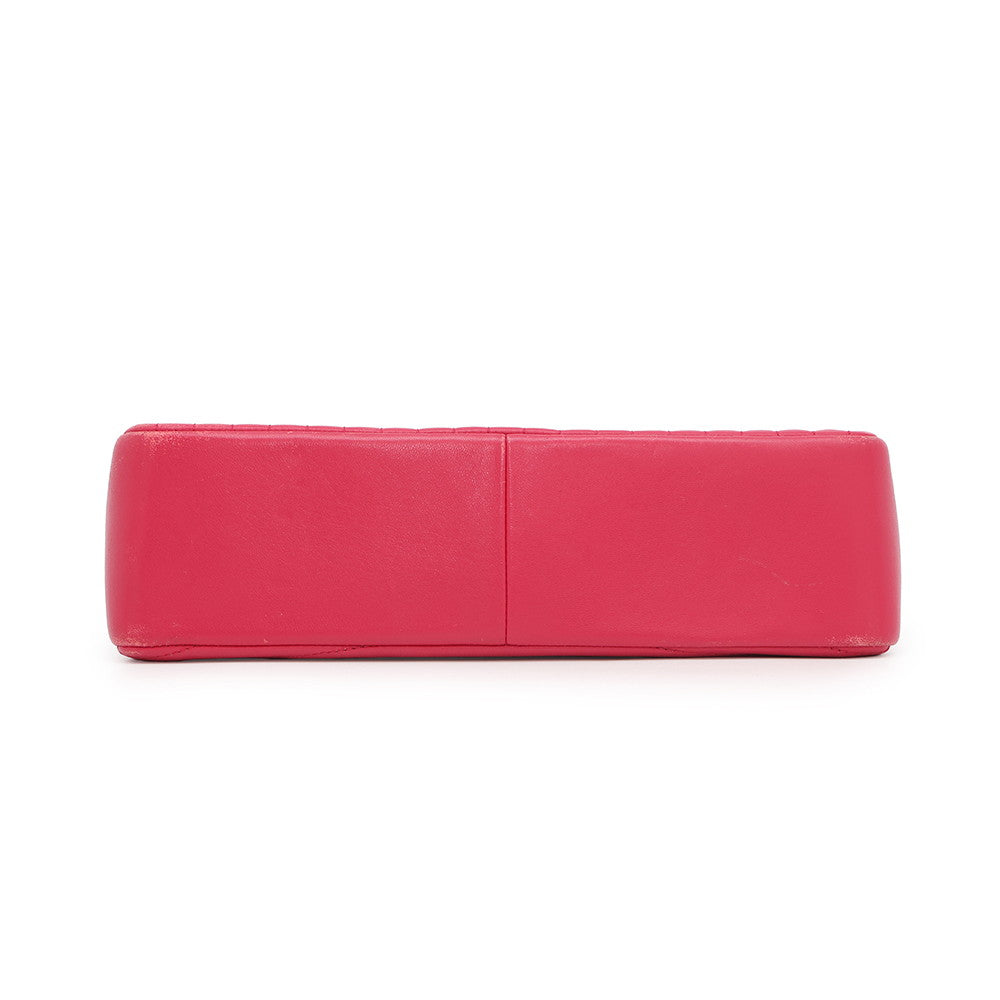 Chanel Design Stitch ChainShoulder Lambskin Pink Shoulder Bag