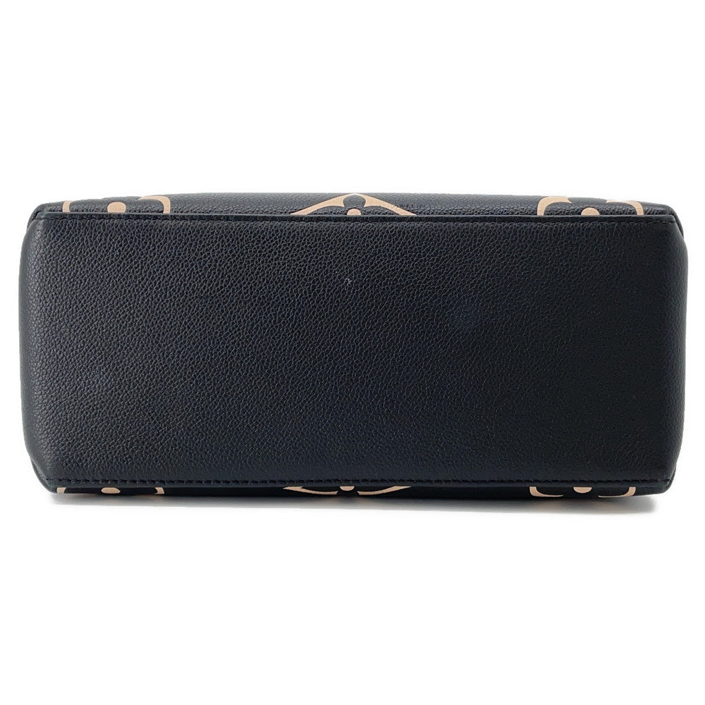 Louis Vuitton Petit Palais BeigeM58913 Bicolor Monogram Empreinte Leather Noir Handbag