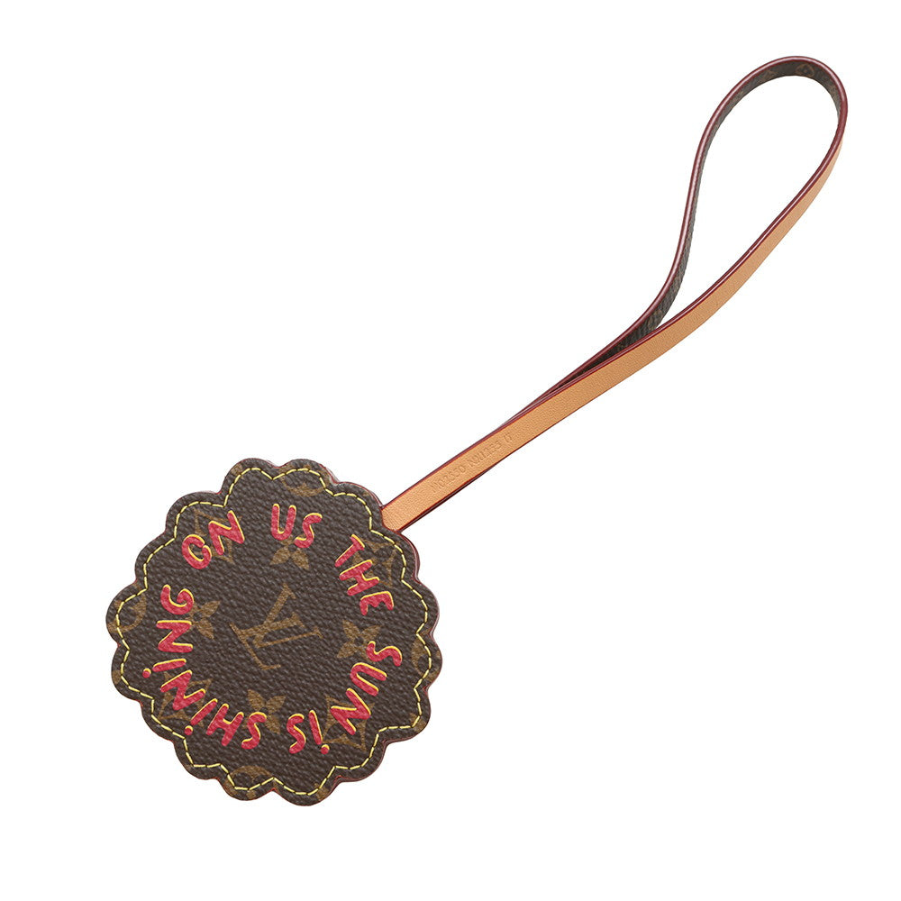 Louis Vuitton Charm・ Sun YellowM02550 Monogram Key Chain