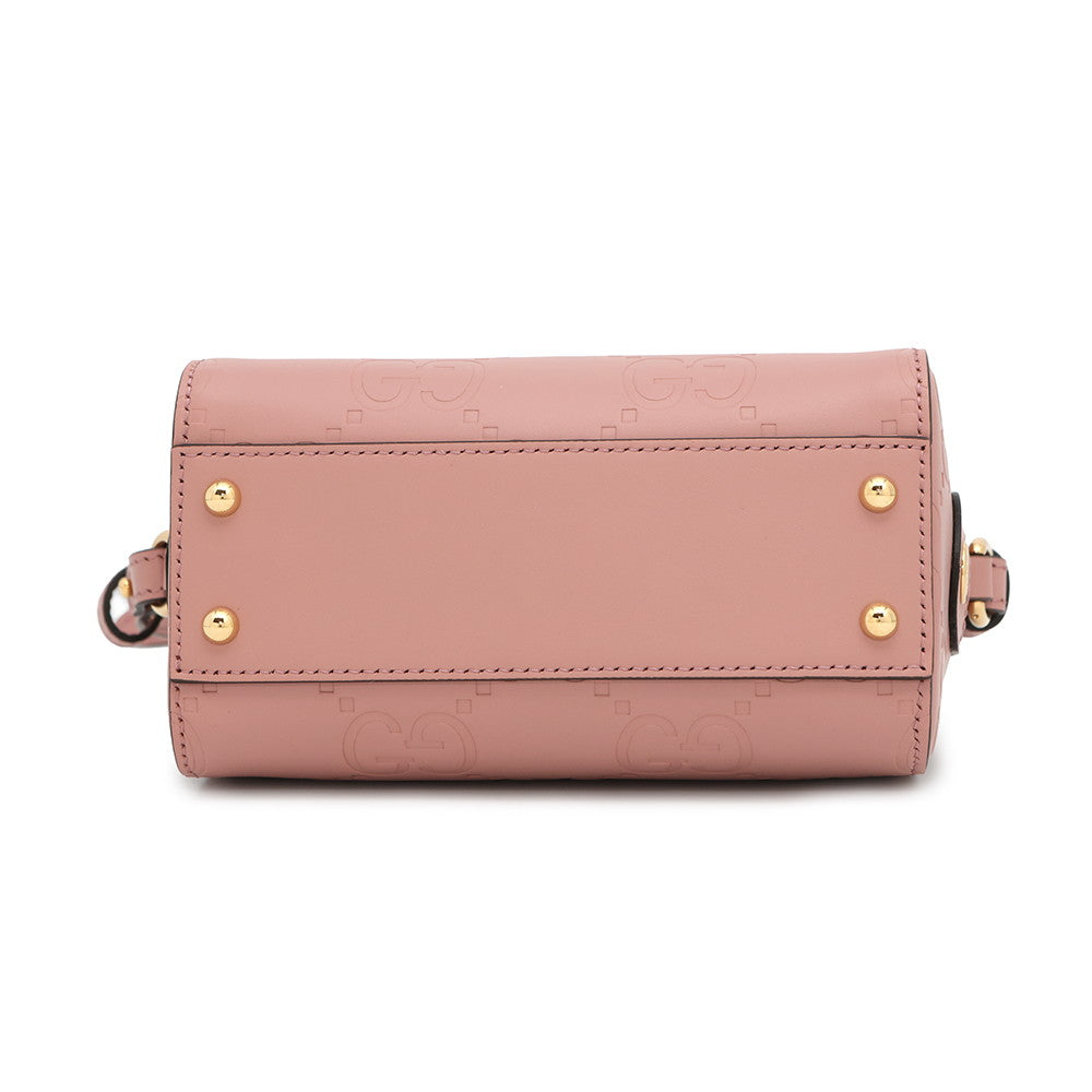 Gucci Super 2Way Handbag Pink790130 Leather Travel Bag