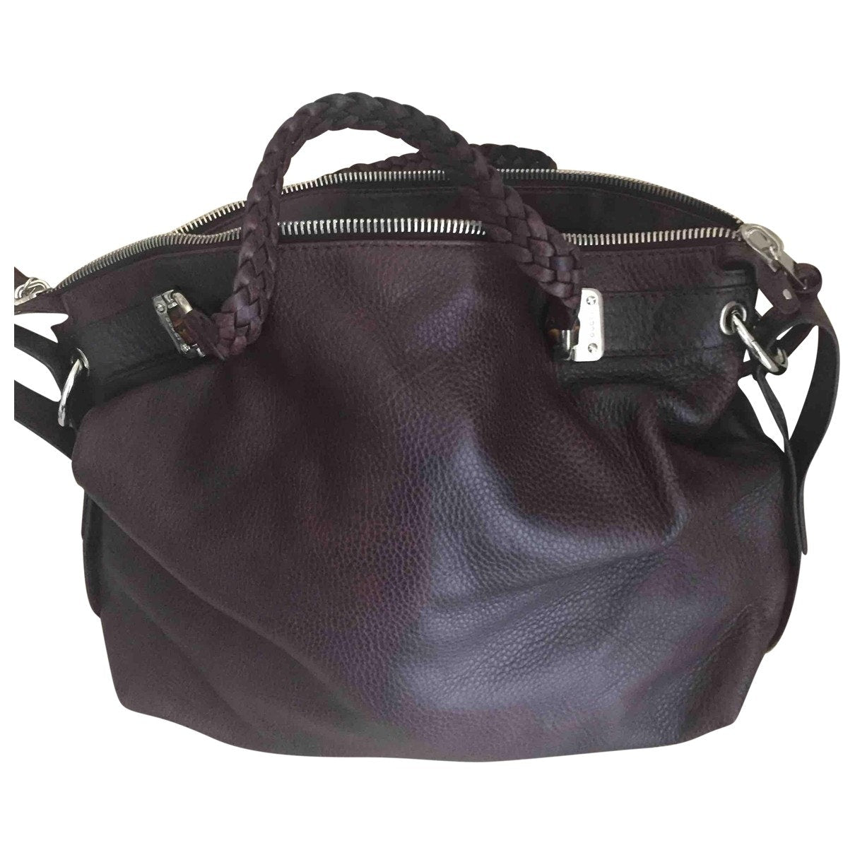 Gucci brown leather handbag