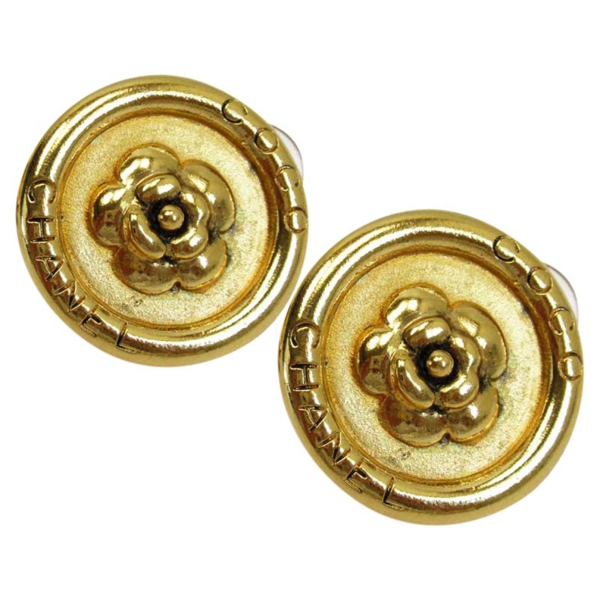 Chanel cc earrings