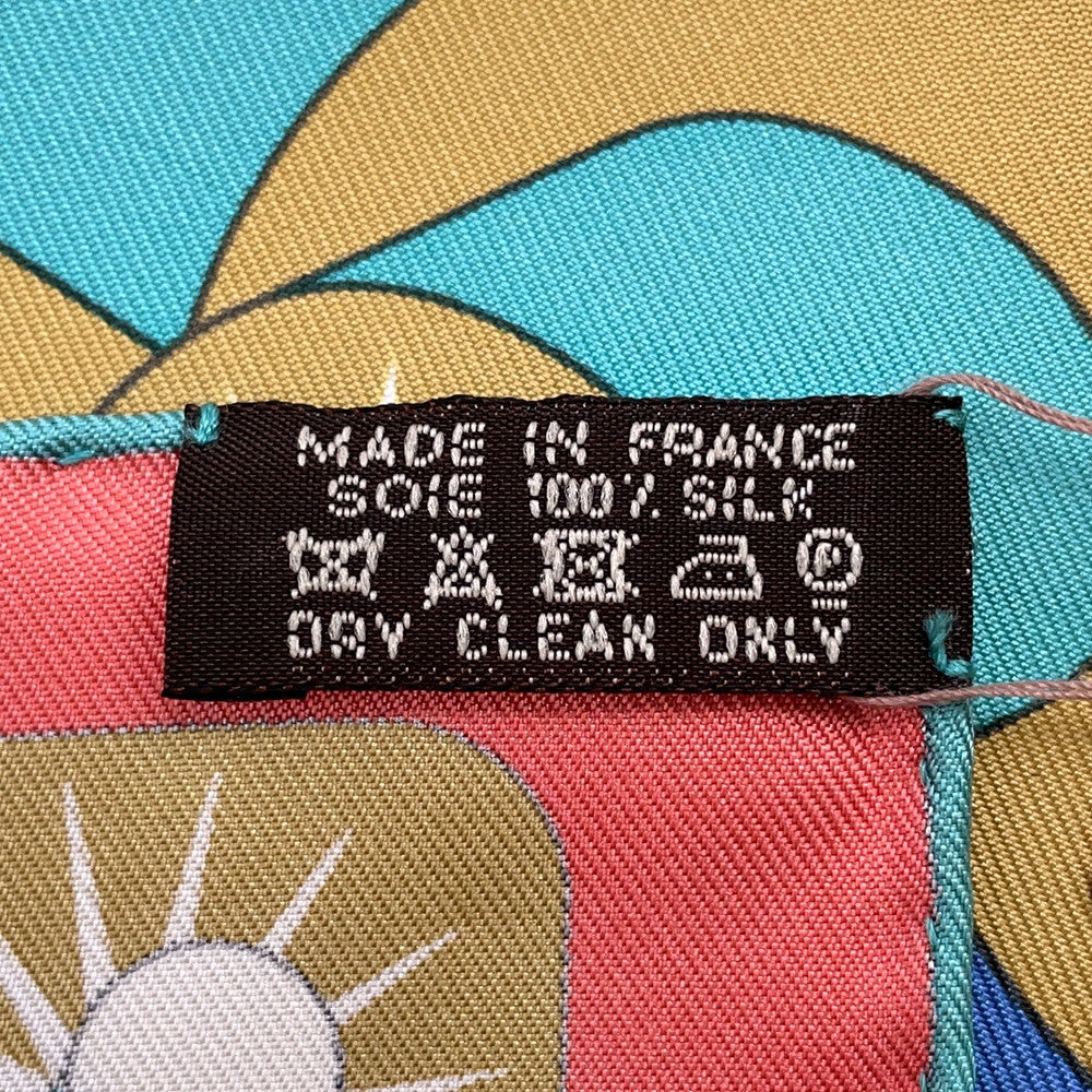Carre Size à Rose Pale Vert Multicolor Travel Bag