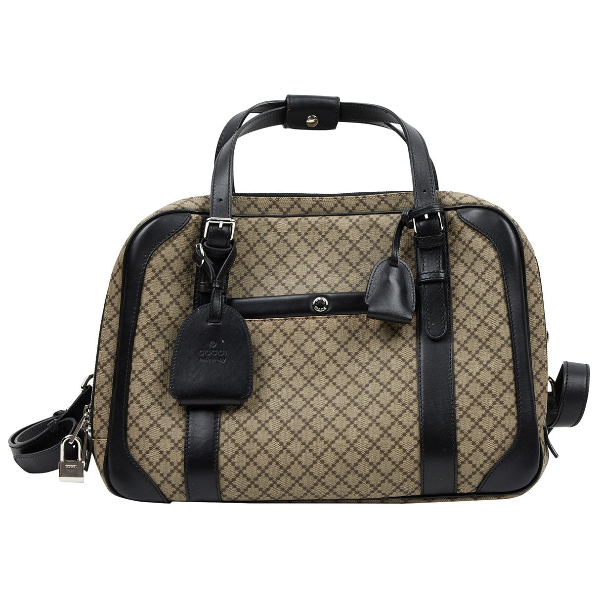 Gucci grey cloth handbag