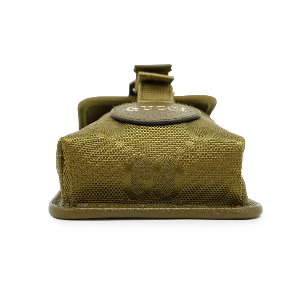 Gucci Off Grid Green696018 GGNylon Leather Shoulder Bag