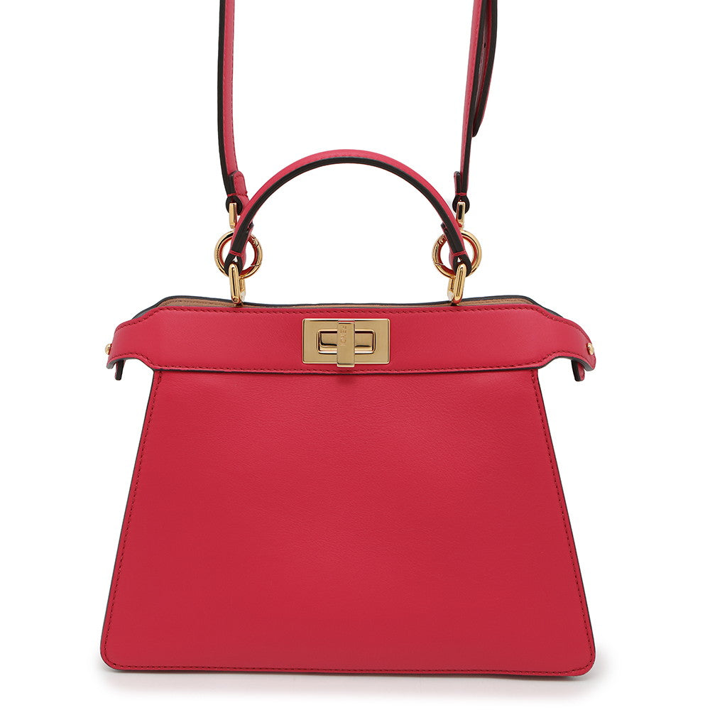 Fendi ?Peekaboo I see you Pink8BN327 Leather Small Handbag