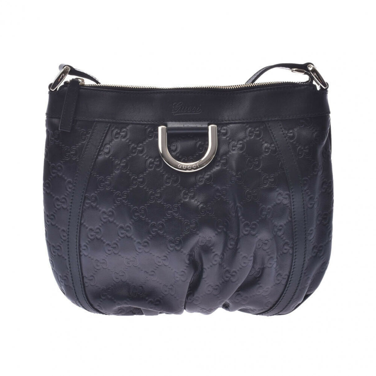 Gucci black leather handbag