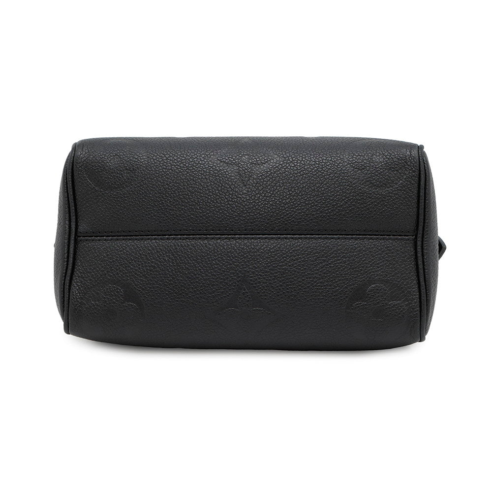 Louis Vuitton Speedy Bandouliere NoirM58953 Giant Monogram Leather Empreinte Handbag