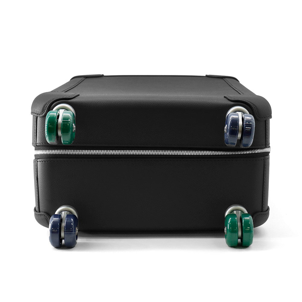 Rms Rolling Mobility Suitcase Taurillon Clemence Handbag Black Travel Bag