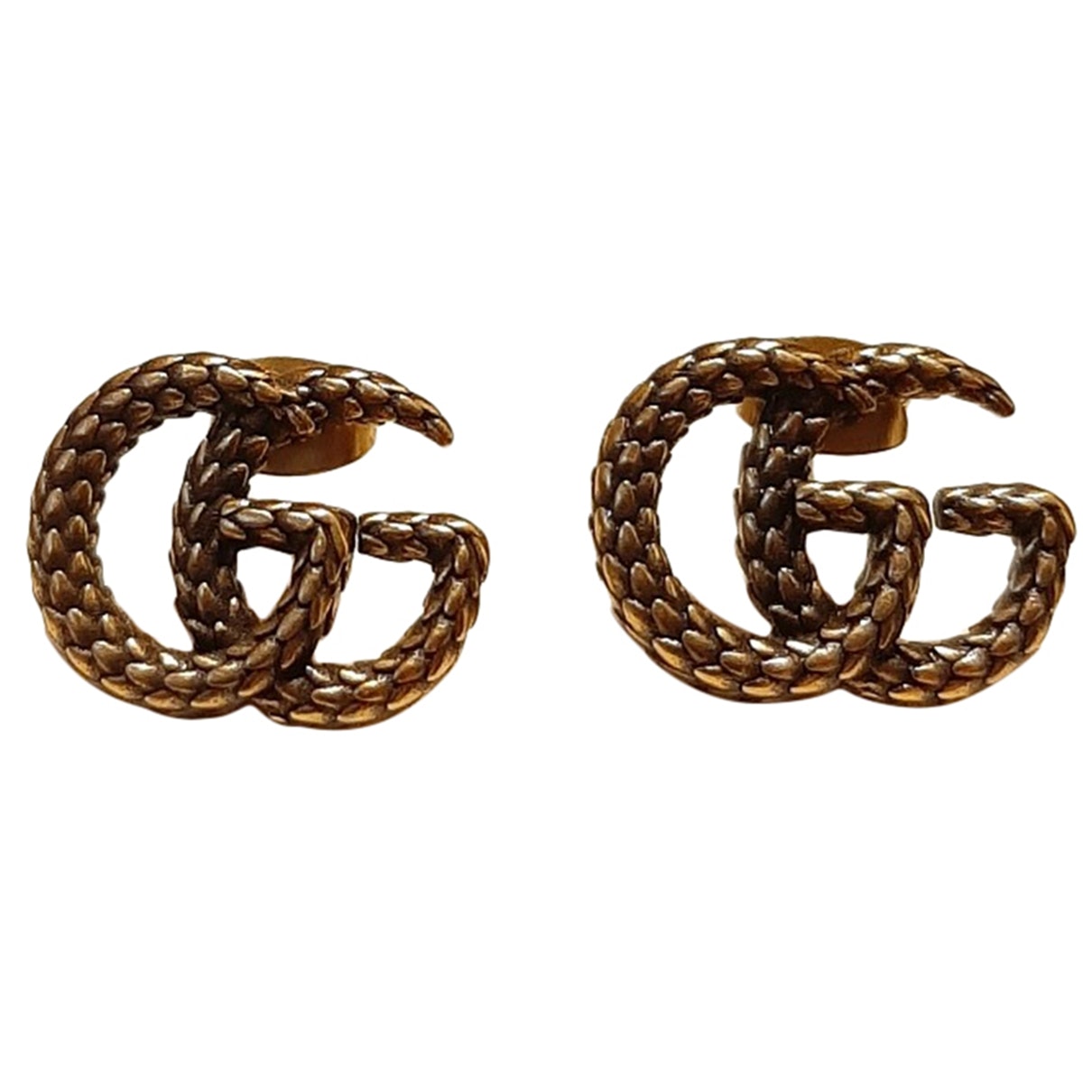 Gucci gold metal earrings