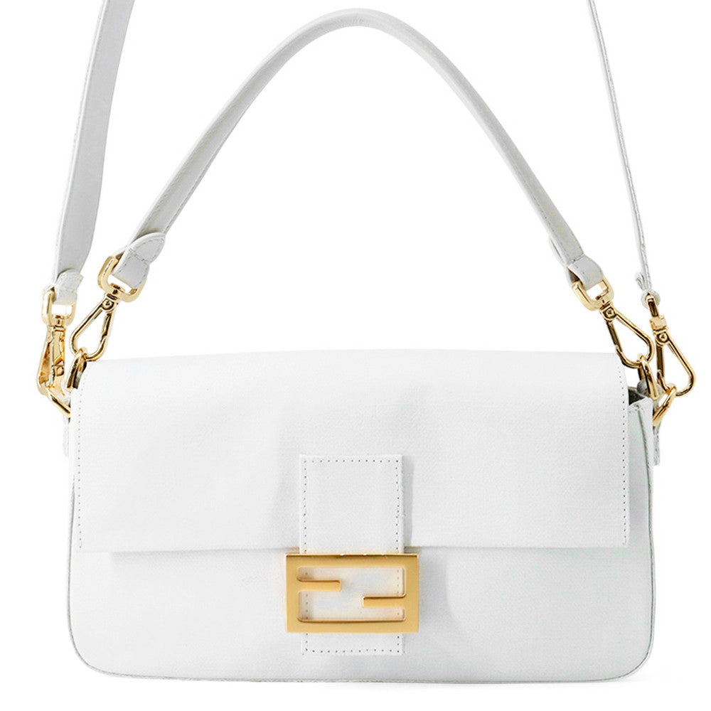 Fendi ?Drawing Personalized Color Kit White8BR600 Linen Bucket Bucket Bag