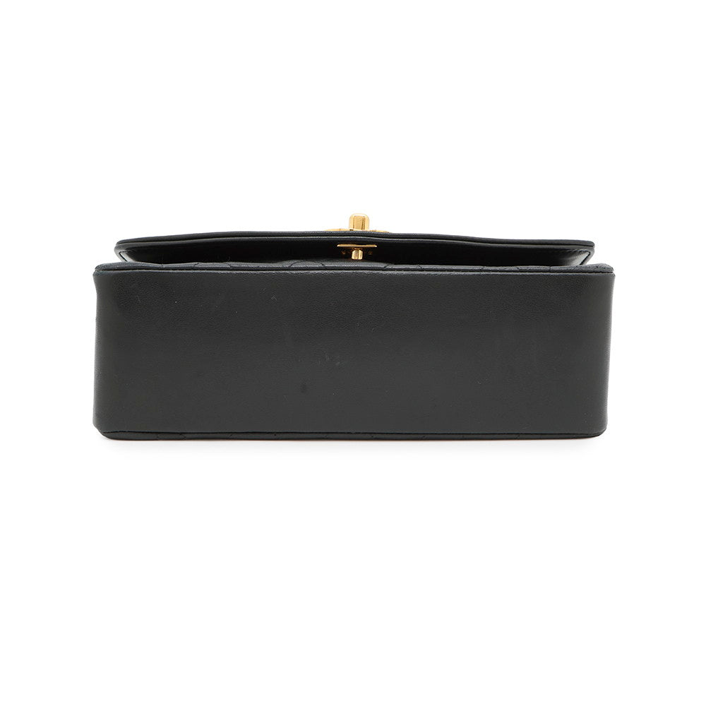 Chanel Diana BlackA01164 Lambskin Shoulder Bag