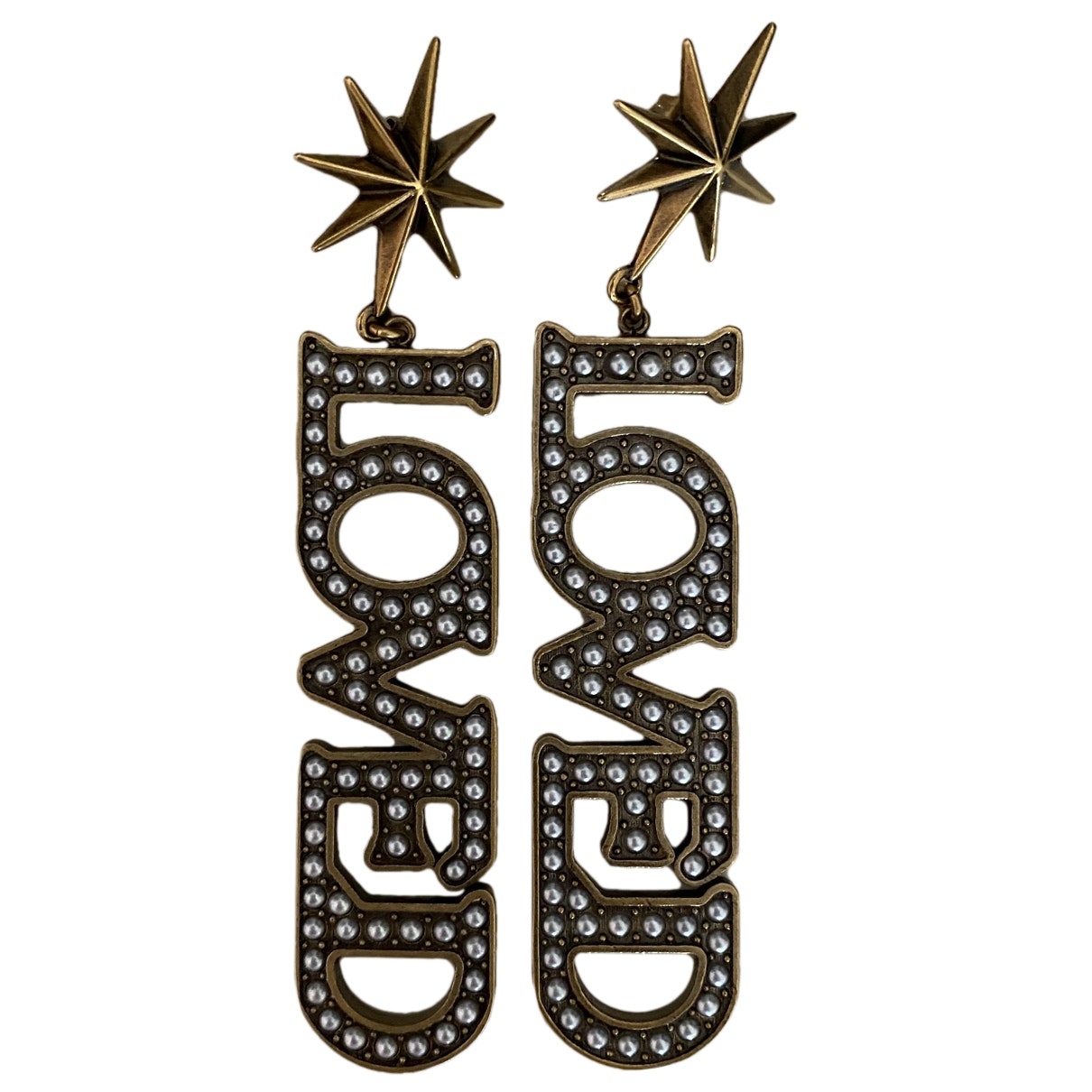 Gucci gold metal earrings