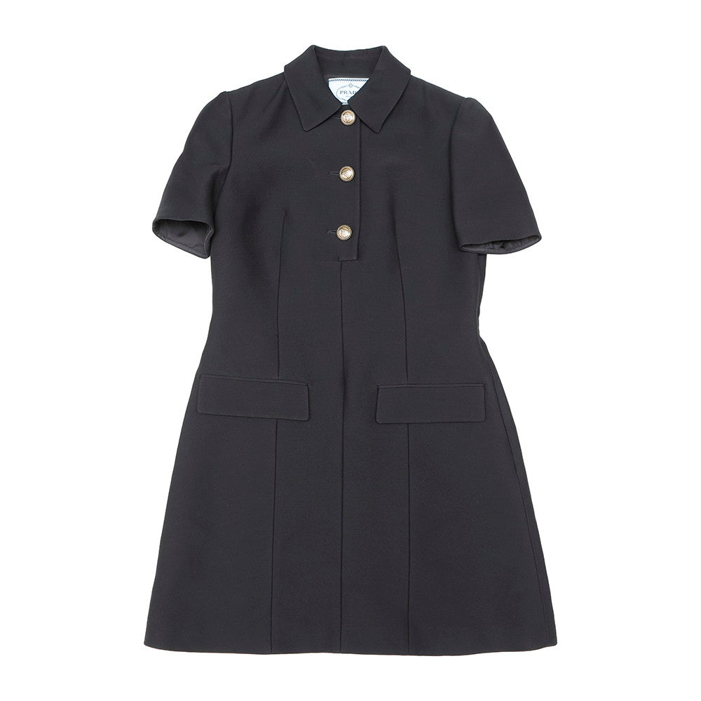 Prada Bag ? Tricotine dress % Silk24% Black Mini Mini Bag